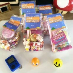 5 Sachets De Bonbons Enfant - Joyeux Anniversaire - Jeu Vidéo 13 5 Sachets De Bonbons Enfant - Joyeux Anniversaire - Jeu Vidéo -cadeaux boutique sachet anniversaire enfant retrogaming par 5 2