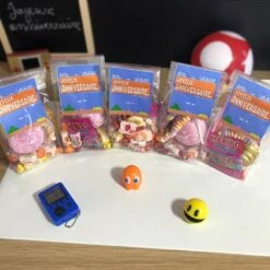 5 Sachets De Bonbons Enfant - Joyeux Anniversaire - Jeu Vidéo 14 5 Sachets De Bonbons Enfant - Joyeux Anniversaire - Jeu Vidéo -cadeaux boutique sachet anniversaire enfant retrogaming par 5