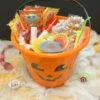 Seau Rempli De Bonbons Rétro - Halloween (citrouille) 2 Seau Rempli De Bonbons Rétro - Halloween (citrouille) -cadeaux boutique seau halloween rempli bonbon retro 1
