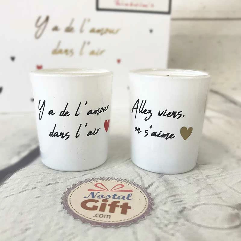 Coffret Cadeau - 6 Bougies "Y'a De L'amour Dans L'air" 7 Coffret Cadeau - 6 Bougies "Y'a De L'amour Dans L'air" – Image 5