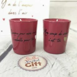 Coffret Cadeau - 6 Bougies "Y'a De L'amour Dans L'air" 11 Coffret Cadeau - 6 Bougies "Y'a De L'amour Dans L'air" -cadeaux boutique set bougies ya de lamour dans lair 3 1