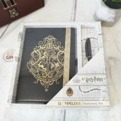 Set De Papeterie - Harry Potter -cadeaux boutique set carnet cuir stylo harry potter emballage 1