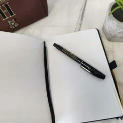 Set De Papeterie - Harry Potter -cadeaux boutique set carnet cuir stylo harry potter ouvert 1