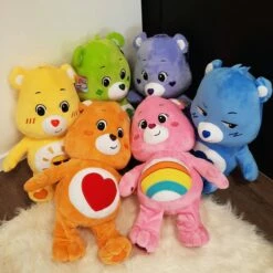 Peluche Géante Bisounours Vert (45cm) - Touchanceux - Version 2019 -cadeaux boutique six bisounours geants