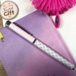 Stylo Bille à Encre UPPSALA Par Oberthur -cadeaux boutique stylo bille uppsala rose clair 1