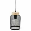 Abat-jour - Grille Métallique Noire -cadeaux boutique suspension metal bois zely noir 161721a