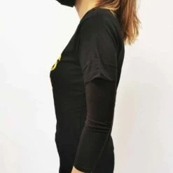 Harry Potter - T-shirt Noir Manches Courtes -cadeaux boutique t shirt blason poudlard noir porte cote