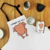 Tablier De Cuisine - "Dinde De Toi" -cadeaux boutique tablie normal