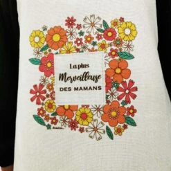 Tablier De Cuisine - "La Plus Merveilleuse Des Mamans" - Cadeau Maman -cadeaux boutique tablier plus merveilleuse des mamans porte zoom
