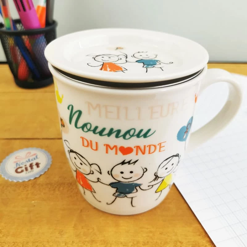 Coffret Nounou - Tisaniere "Meilleure Nounou Du Monde" 5 Coffret Nounou - Tisaniere "Meilleure Nounou Du Monde" – Image 3