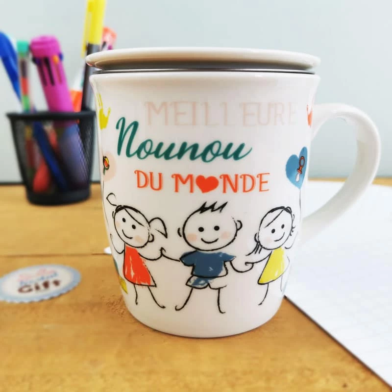 Coffret Nounou - Tisaniere "Meilleure Nounou Du Monde" 4 Coffret Nounou - Tisaniere "Meilleure Nounou Du Monde" – Image 2