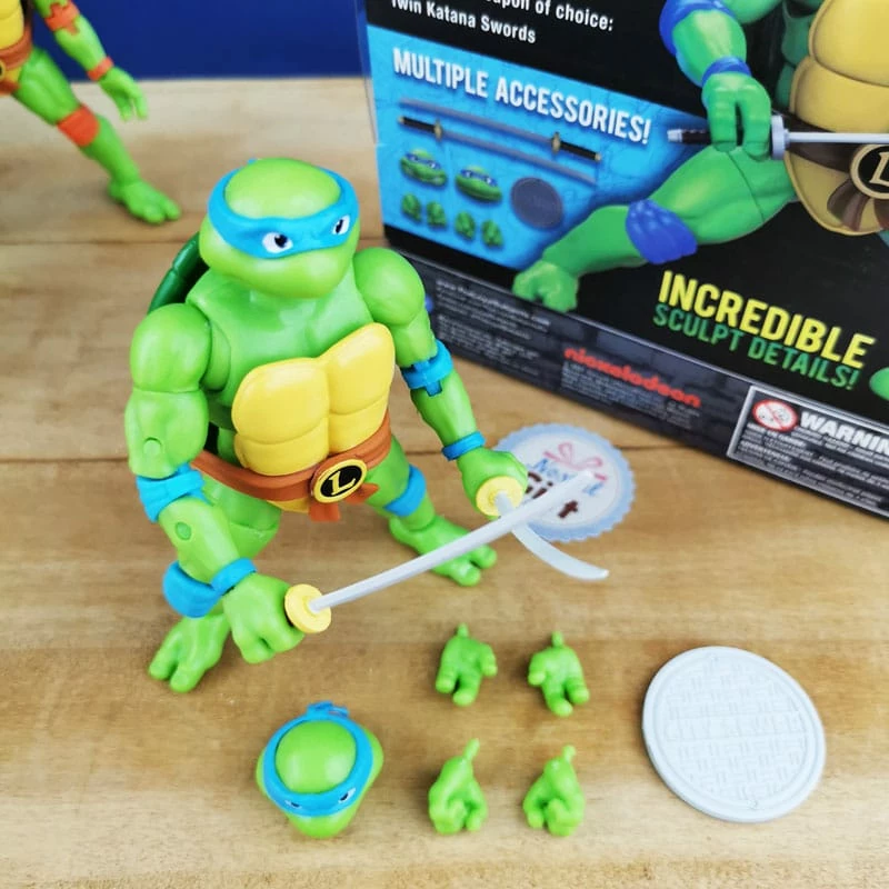 Tortues Ninja - Figurine Leonardo 13 Cm 7 Tortues Ninja - Figurine Leonardo 13 Cm – Image 5