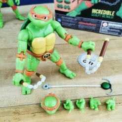 Tortues Ninja - Figurine Michelangelo 13 Cm -cadeaux boutique tmnt michaelangelo haut