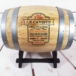 Tonneau à Vin Retro - Distributeur De Vin - 5 Litres - Idee Cadeau Homme -cadeaux boutique tonneau a vin retro caviste 2