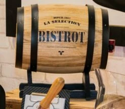 Tonneau à Vin Retro - Distributeur De Vin - 5 Litres - Idee Cadeau Homme -cadeaux boutique tonneau vin retro bois