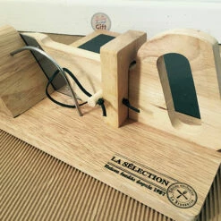 Trancheuse à Charcuterie Avec Son Plateau En Ardoise 7 Trancheuse à Charcuterie Avec Son Plateau En Ardoise -cadeaux boutique trancheuse a chacutrie avec plateau 2