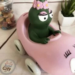 Barbapapa - Grande Figurine / Tirelire Barbapapa Et Barbalala En Voiture (15 Cm) 12 Barbapapa - Grande Figurine / Tirelire Barbapapa Et Barbalala En Voiture (15 Cm) -cadeaux boutique voiture tirelire barbapapa 2