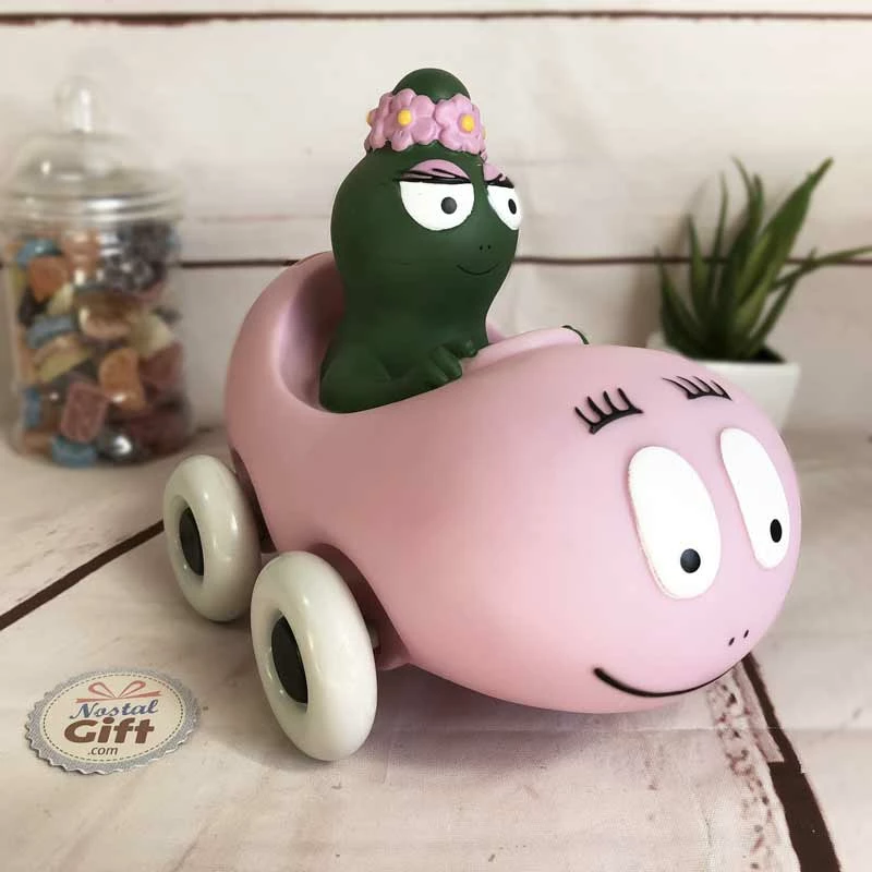Barbapapa - Grande Figurine / Tirelire Barbapapa Et Barbalala En Voiture (15 Cm) 4 Barbapapa - Grande Figurine / Tirelire Barbapapa Et Barbalala En Voiture (15 Cm) – Image 2